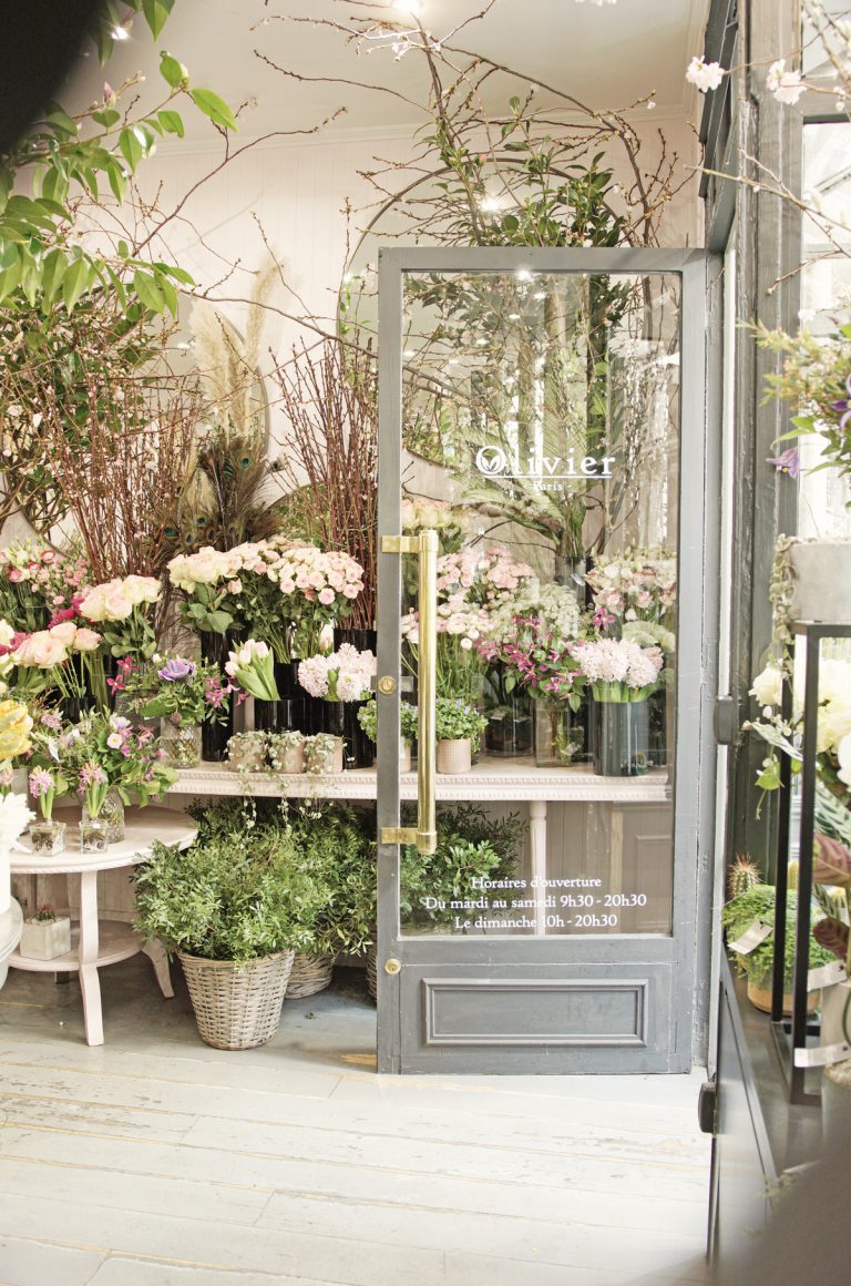 Blomsterbutikk i Paris