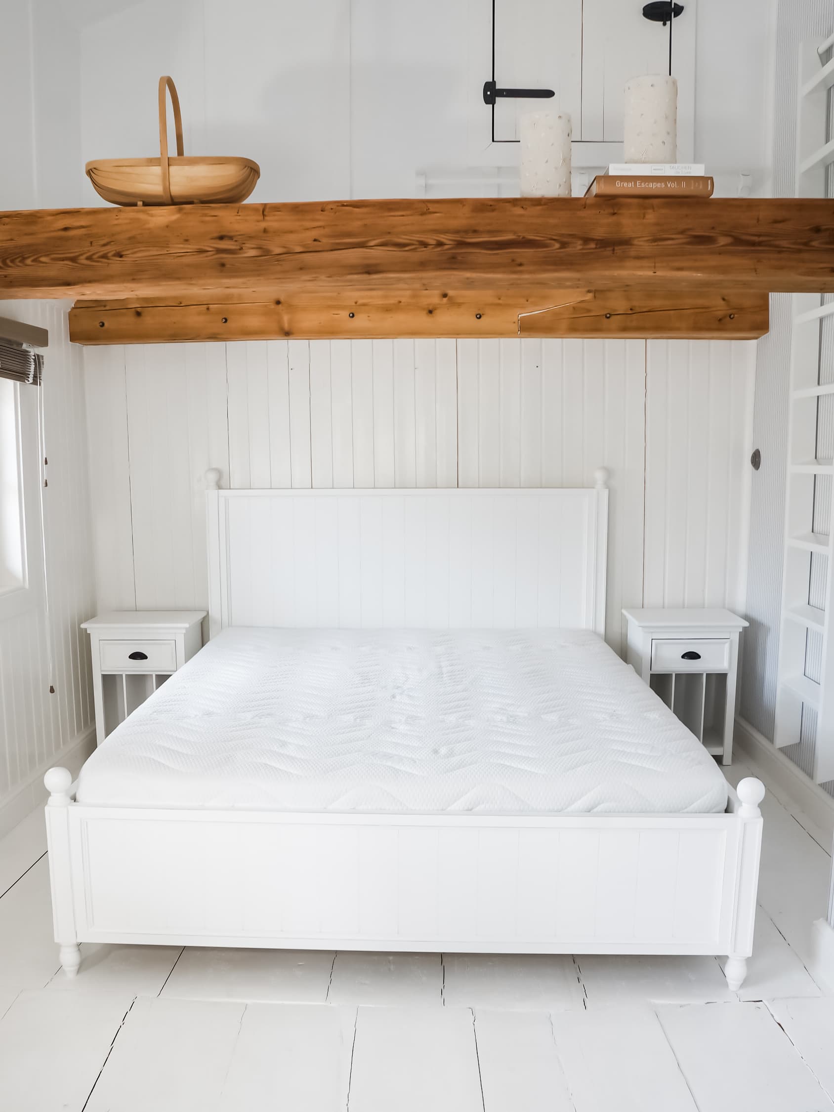 weißes Bett Ideen für Schlafzimmer